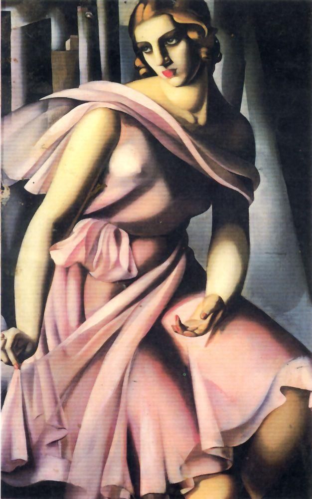 Tamara de Lempicka Ölgemälde - Porträt von Romana de la Salle 1928