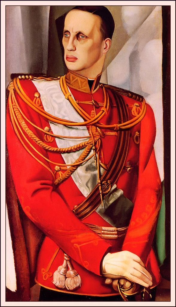 Tamara de Lempicka Ölgemälde - Porträt von Sai Großherzog Gavriil Kostantinovic 1927