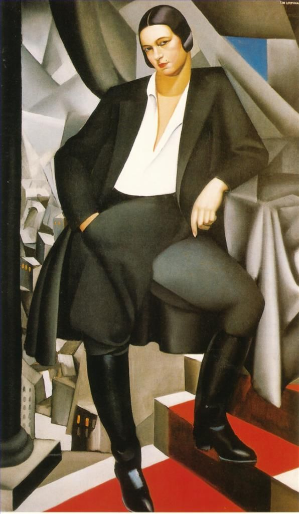 Tamara de Lempicka Ölgemälde - Porträt der Herzogin von La Salle 1925