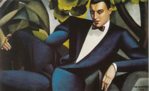 zeitgenössische kunst von Tamara de Lempicka - Porträt des Marquis d Afflito 1925