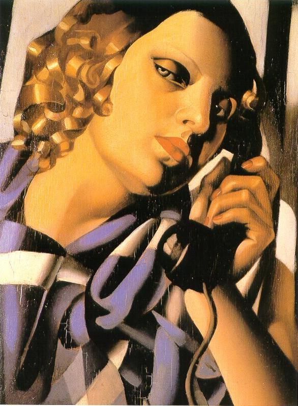 Tamara de Lempicka Ölgemälde - Das Telefon 1930