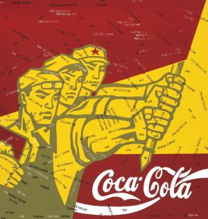 zeitgenössische kunst von Wang Guangyi - Massenkritik Cocacola 2