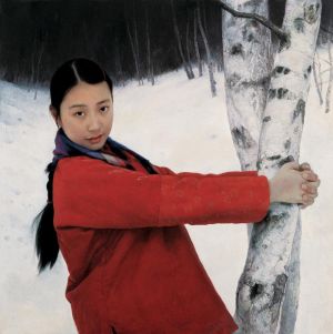 zeitgenössische kunst von Wang Yidong - Früher Frühling