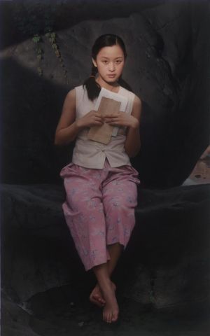 zeitgenössische kunst von Wang Yidong - Nachricht an Bluestone Valley