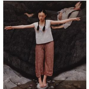 zeitgenössische kunst von Wang Yidong - Wasser des Yihe-Flusses
