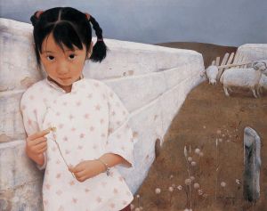 zeitgenössische kunst von Wang Yidong - Yimeng Kid 1994