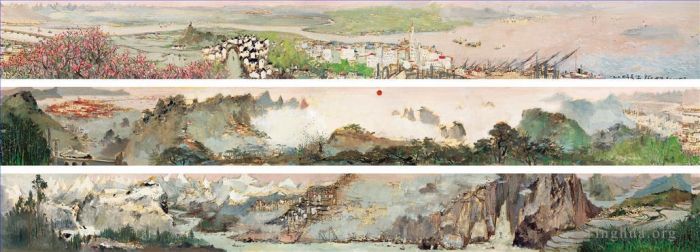 Wu Guanzhong Chinesische Kunst - Yangtze Fluss