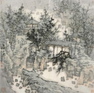 zeitgenössische kunst von Zeng Xianguo - Frühling im Su-Garten