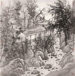 zeitgenössische kunst von Zeng Xianguo - Stream in Qingcheng