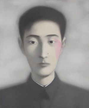 zeitgenössische kunst von Zhang Xiaogang - Blutlinie 1998