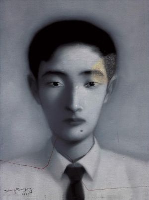 zeitgenössische kunst von Zhang Xiaogang - Bloodline-Serie