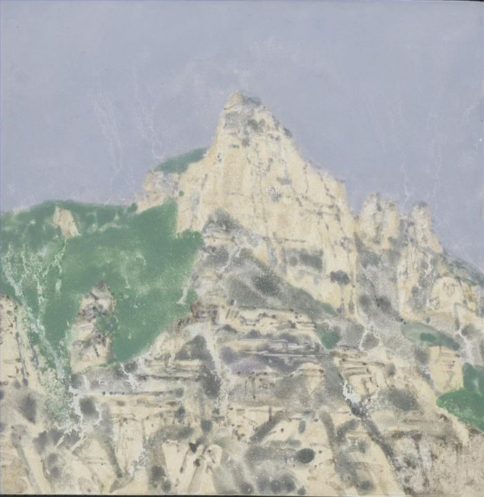Cao Jigang Andere Malerei - Die Wolken sind blass und eine leichte Brise weht