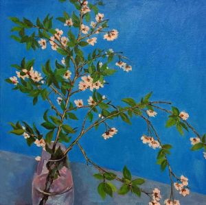 Zeitgenössische Ölmalerei - Diese Blumen