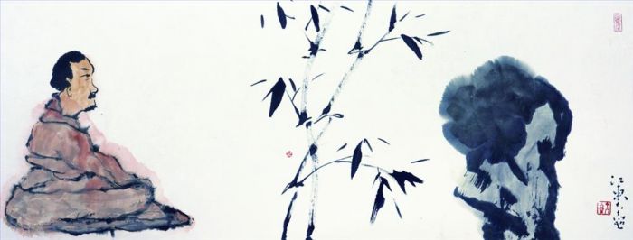 Wu Lintian Chinesische Kunst - Vom Bambus lernen, der aus Stein wächst