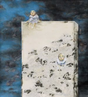 zeitgenössische kunst von Deng Yunning - Den Himmel rein-raus bitten
