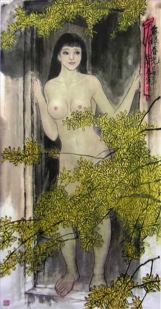 Di Shaoying Chinesische Kunst - Eine nackte Frau