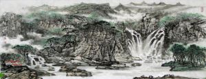 zeitgenössische kunst von Di Shaoying - Frühling im Berggebiet