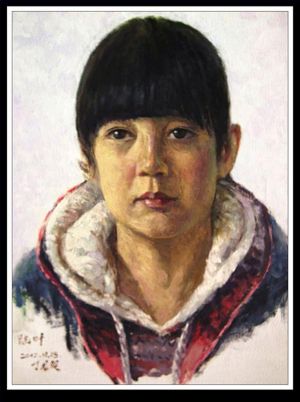 zeitgenössische kunst von Ding Longfa - Porträt
