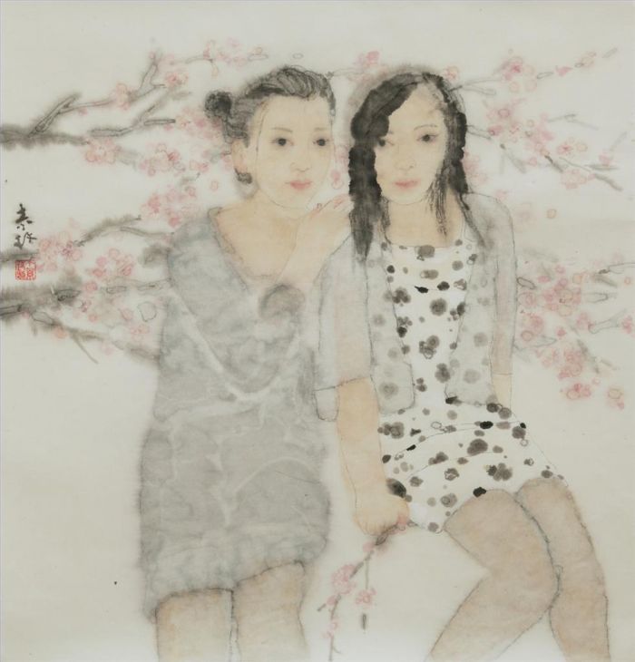 Ding Sumei Chinesische Kunst - Schwestern