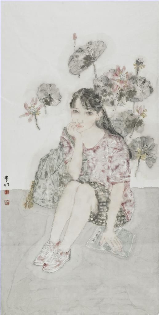 Ding Sumei Chinesische Kunst - Student