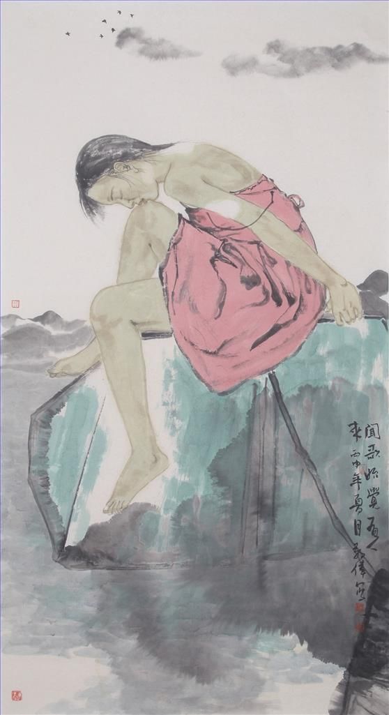 Fan Jingwei Chinesische Kunst - Jiawu Tuschemalerei 2