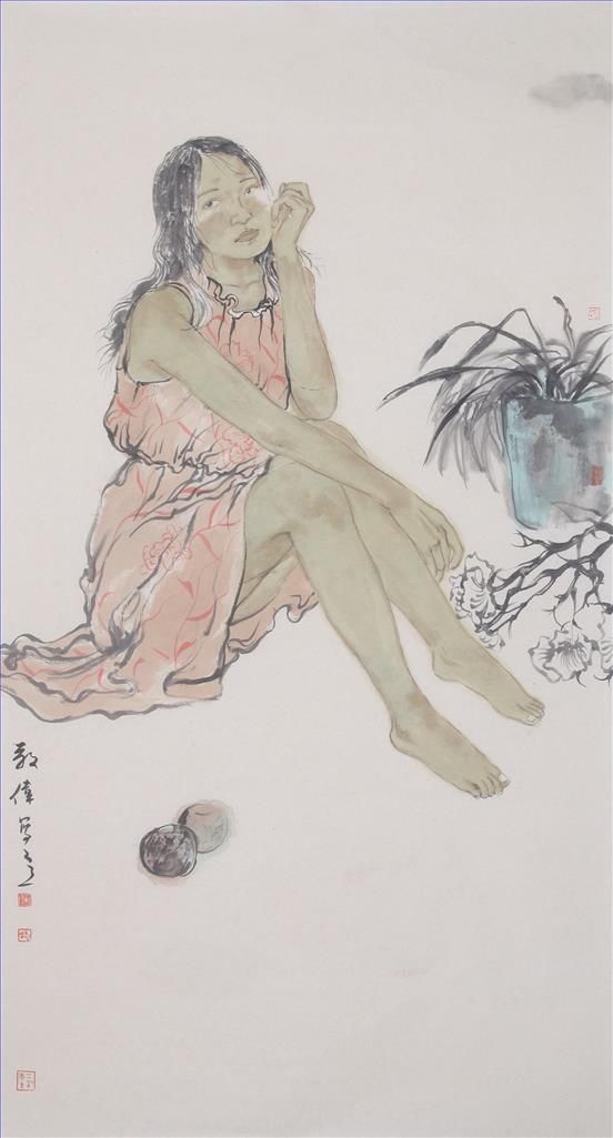 Fan Jingwei Chinesische Kunst - Jiawu-Tuschemalerei