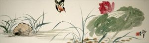 zeitgenössische kunst von Fan Tiexing - Gemälde von Blumen und Vögeln im traditionellen chinesischen Stil 14