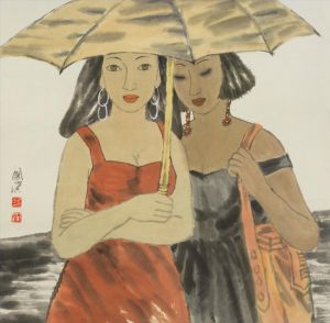 zeitgenössische kunst von Fan Yibing - Regen