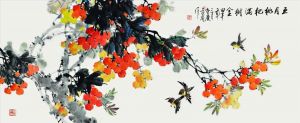 zeitgenössische kunst von Fang Biao - Wollmispel im Mai