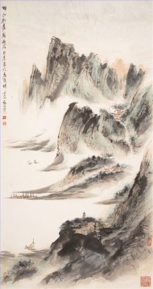 zeitgenössische kunst von Fei Jiatong - Herbst im Foggy River