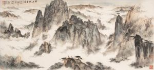 zeitgenössische kunst von Fei Jiatong - Wolke im Huangshan-Berg