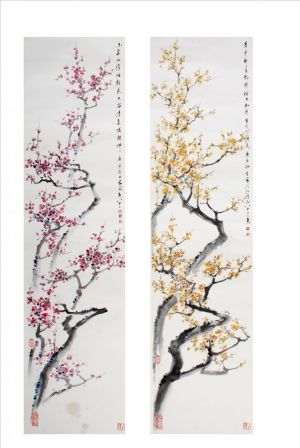 zeitgenössische kunst von Fei Jiatong - Pflaumenblüte