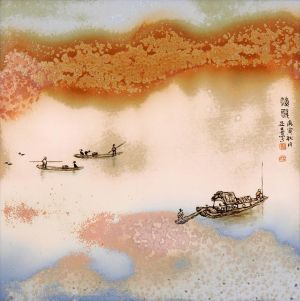 zeitgenössische kunst von Fei Zuxi - Lied vom Fischer