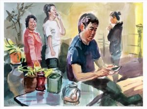 zeitgenössische kunst von Fu Zilong - Party