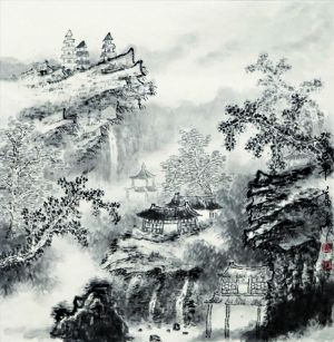 zeitgenössische kunst von Ge Tao - Landschaft 6