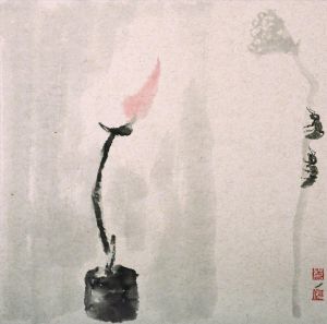 zeitgenössische kunst von Ge Tao - Öllampe 2