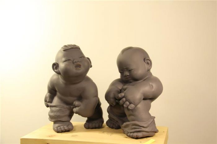 Gu Biao Bildhauerei - Figurenmalerei