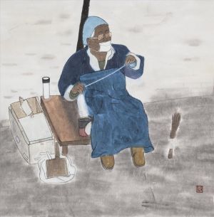 zeitgenössische kunst von Gu Gu - Figurenmalerei