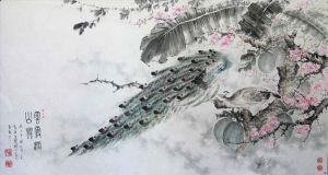 zeitgenössische kunst von Guan Yaojiu - Wolke über dem Berg