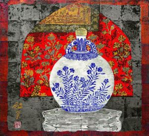 zeitgenössische kunst von Guo Jiying - Goldenes Dachl Persiens