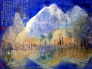 zeitgenössische kunst von Han Lu - Traumhaftes Jiuzhai