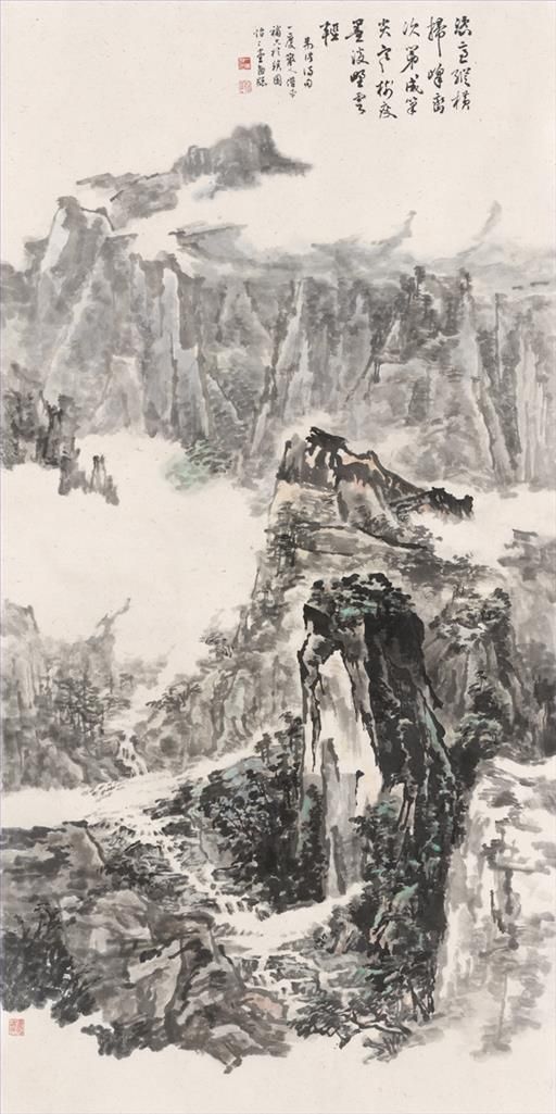 Hu Kefeng Chinesische Kunst - Cidifeng-Berg