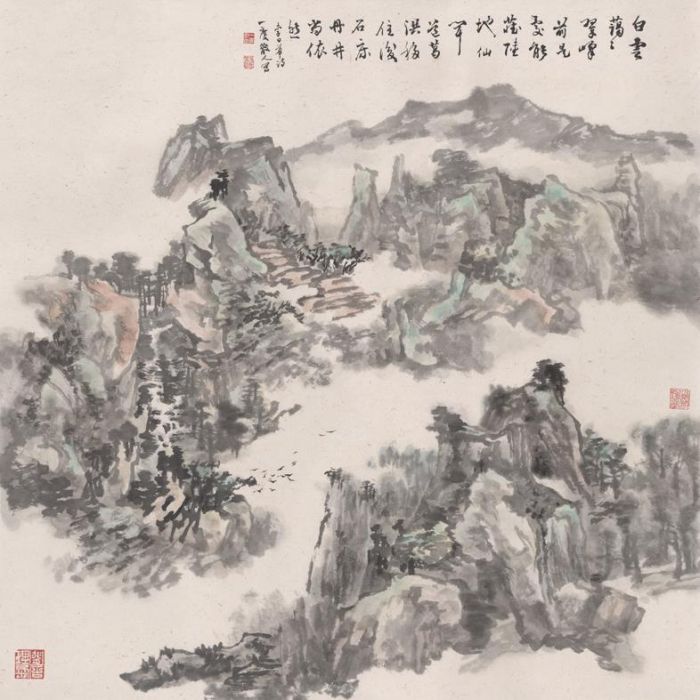 Hu Kefeng Chinesische Kunst - Landschaft 2