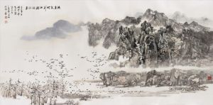 zeitgenössische kunst von Hu Kefeng - Wann wird Anser Cygnoides eintreffen?