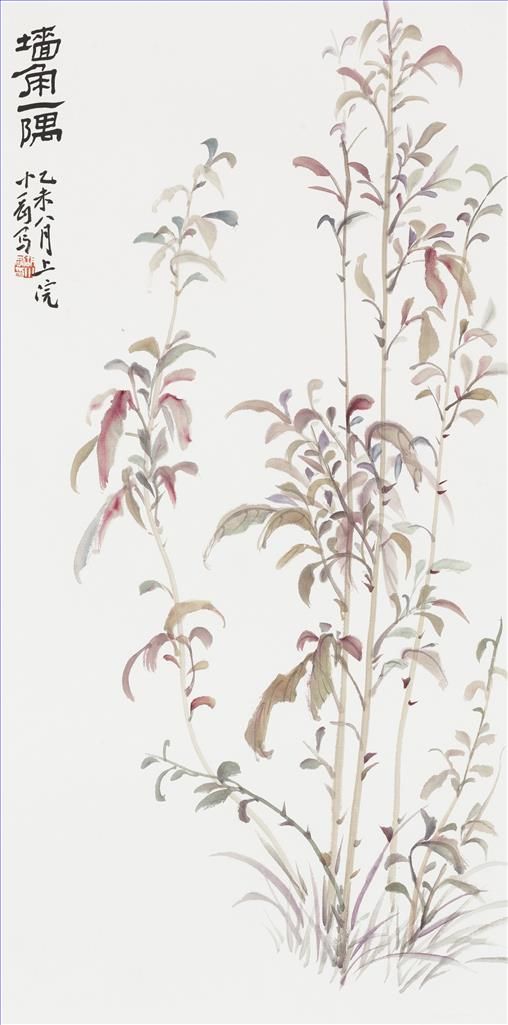 Hu Xiaogang Chinesische Kunst - Gemälde von Blumen und Vögeln im traditionellen chinesischen Stil 11