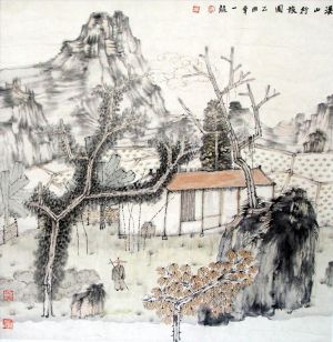 zeitgenössische kunst von Hu Yilong - Reise zum Berg