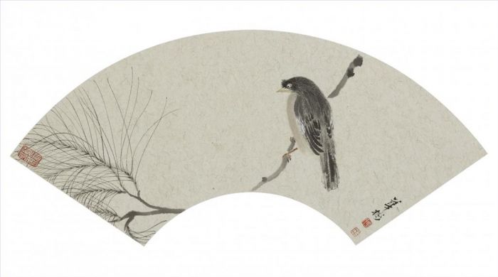 Hua Bin Chinesische Kunst - Gemälde von Blumen und Vögeln im traditionellen chinesischen Stil 3