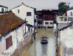 Zeitgenössische Ölmalerei - Zhujiajiao
