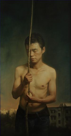 zeitgenössische kunst von Huang Bing - Ein Schauspieler