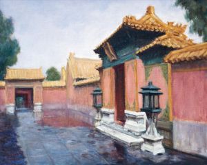 zeitgenössische kunst von Huang Shaoqiang - Nach Rainning im Kaiserpalast